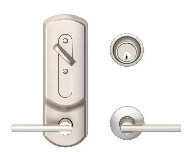 Box of 4 – FALCON ENTRANCE LOCKS H2101L LAT 626 PLY for 1-3/4″ Door Satin Chrome