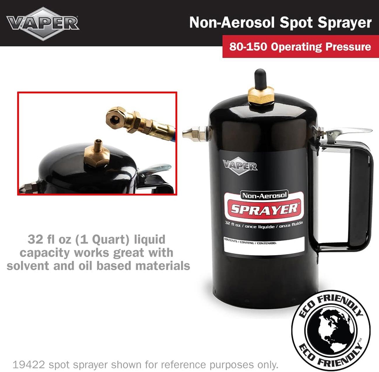 Titan Tools Spot Spray Non-Aerosol Sprayer 19424 32oz Blue