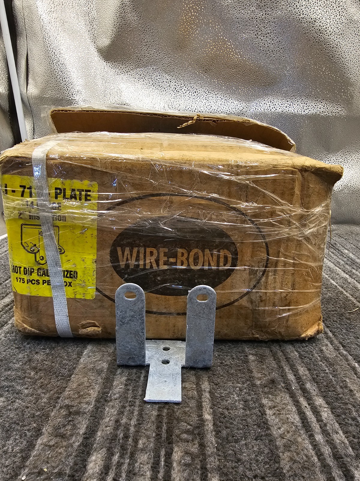 (QTY 175) Wire-Bond RJ-711 Hot Dip Galvanized Adjustable Veneer Anchor