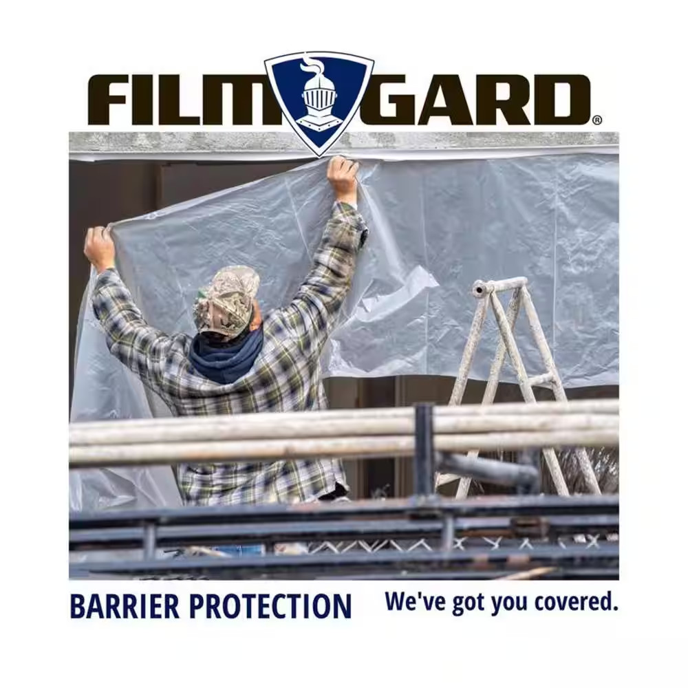 12 Ft. X 100 Ft. X 6 Mil Clear Plastic Sheeting