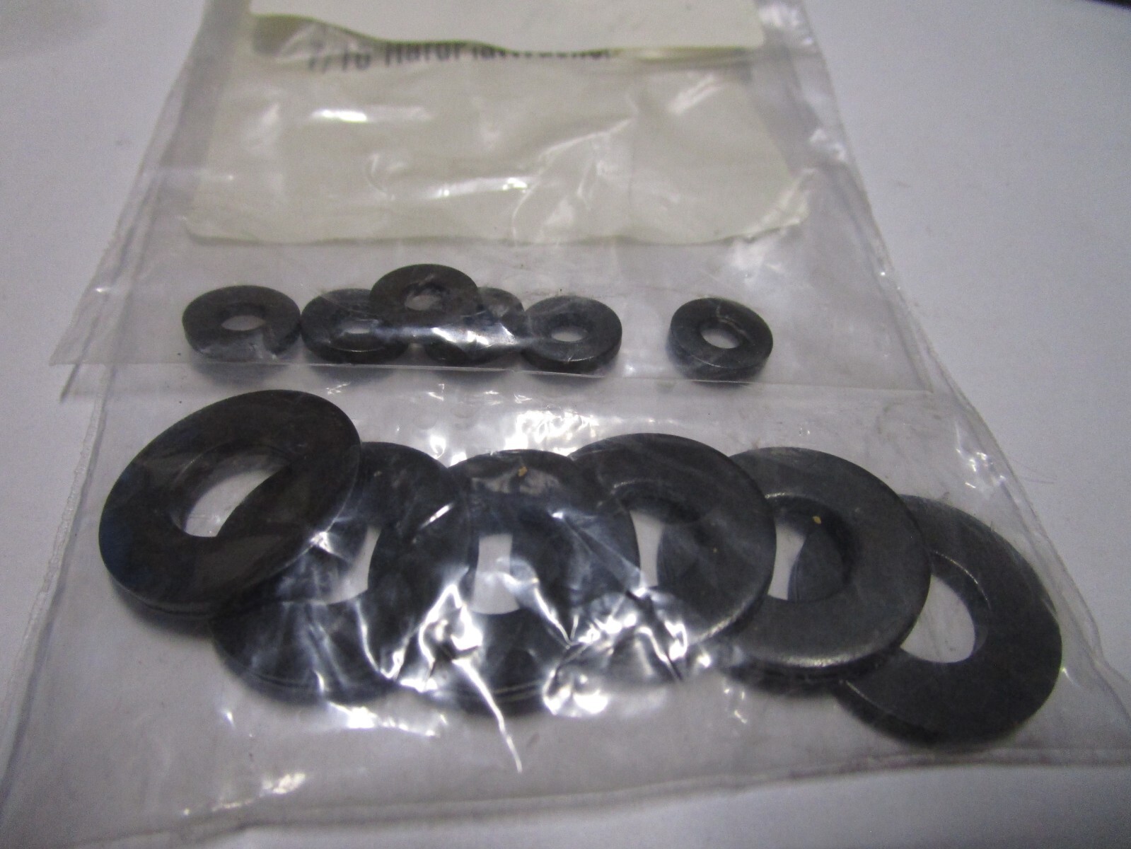3/16″ Bolt Size QTY 6 & 7/16″ Bolt Size QTY 6 Black Oxide Steel Flat Washers