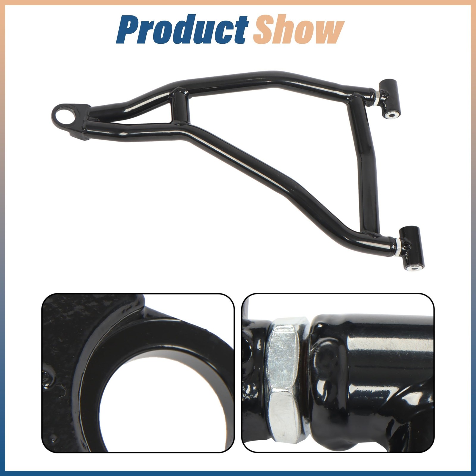 Black High Clearance Lower A Arms Replacement for Polaris RZR XP 1000 2014-2023