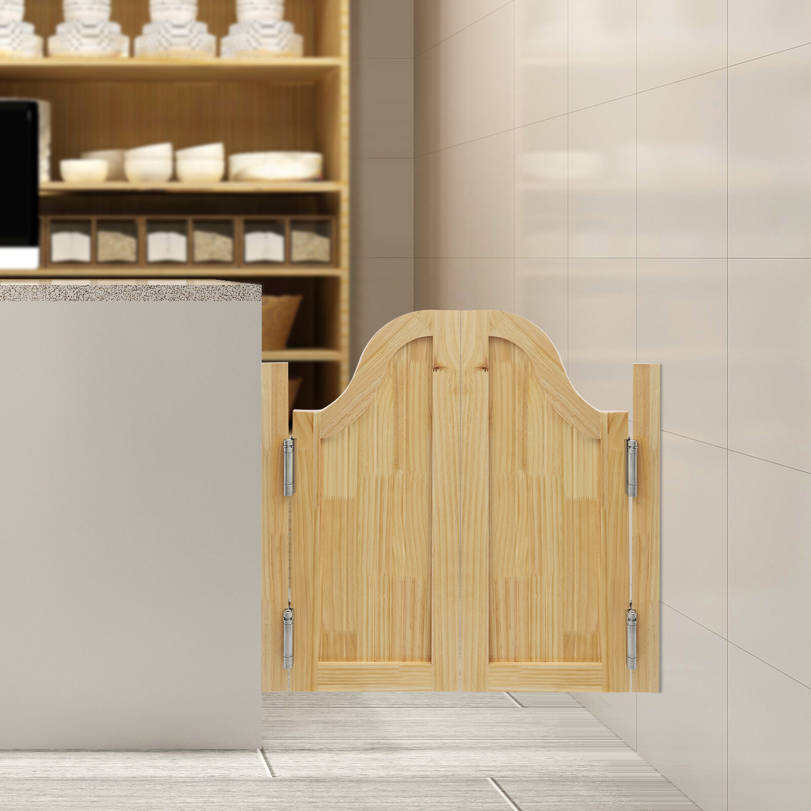 70x70cm Partition Door Swing Solid Wood Door for Shop Entrance Partition Door