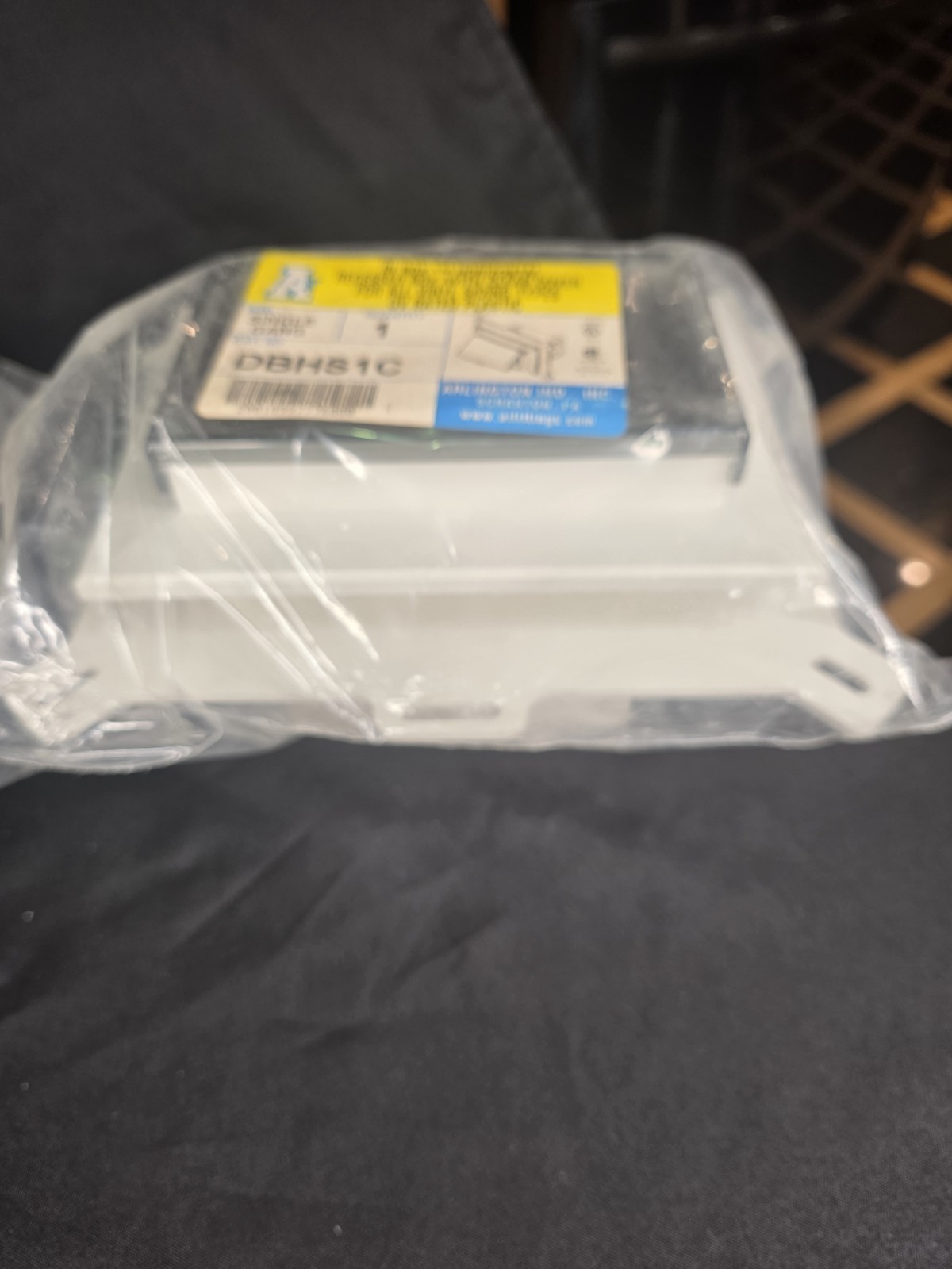 Arlington DBHS1C-1 Low Profile IN BOX Recessed Outlet Box Wall Plate Kit