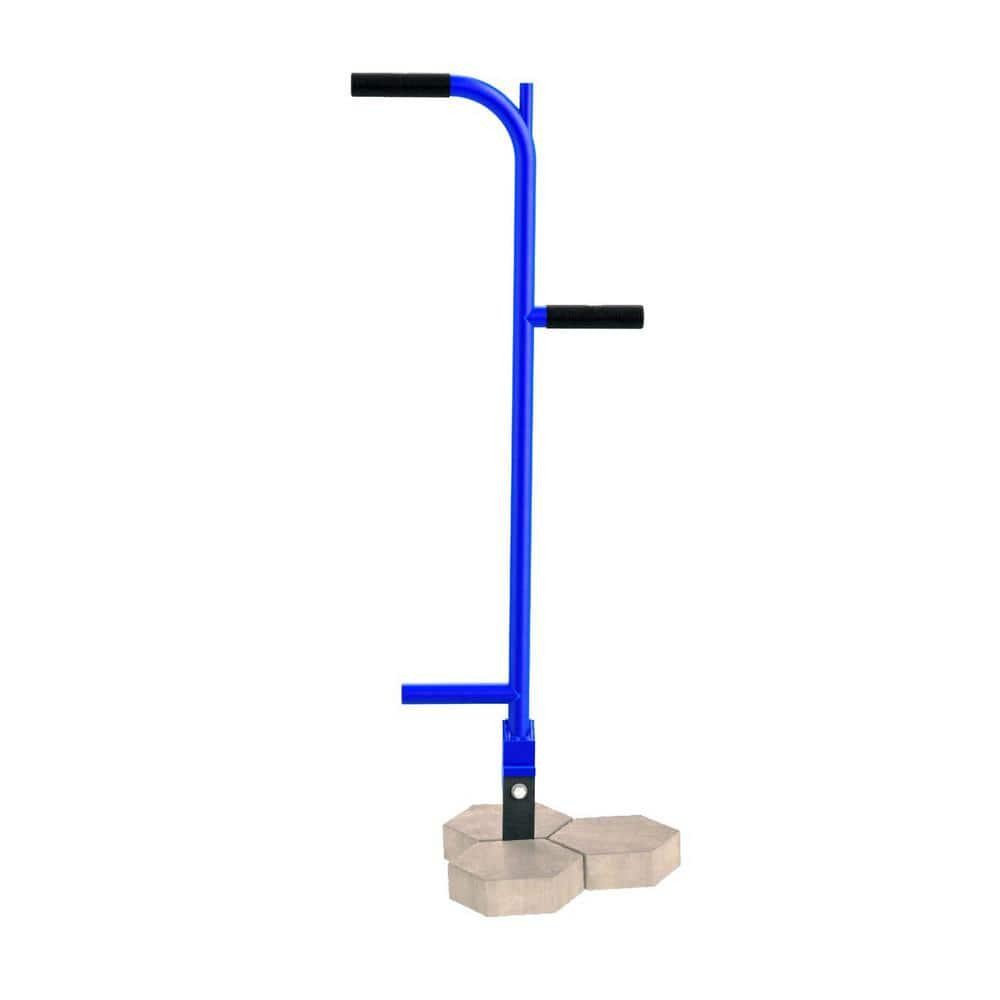 Bon Tool Single Blade Paver Bar Steel Hardened Rubber Grip Handles Foot Rest