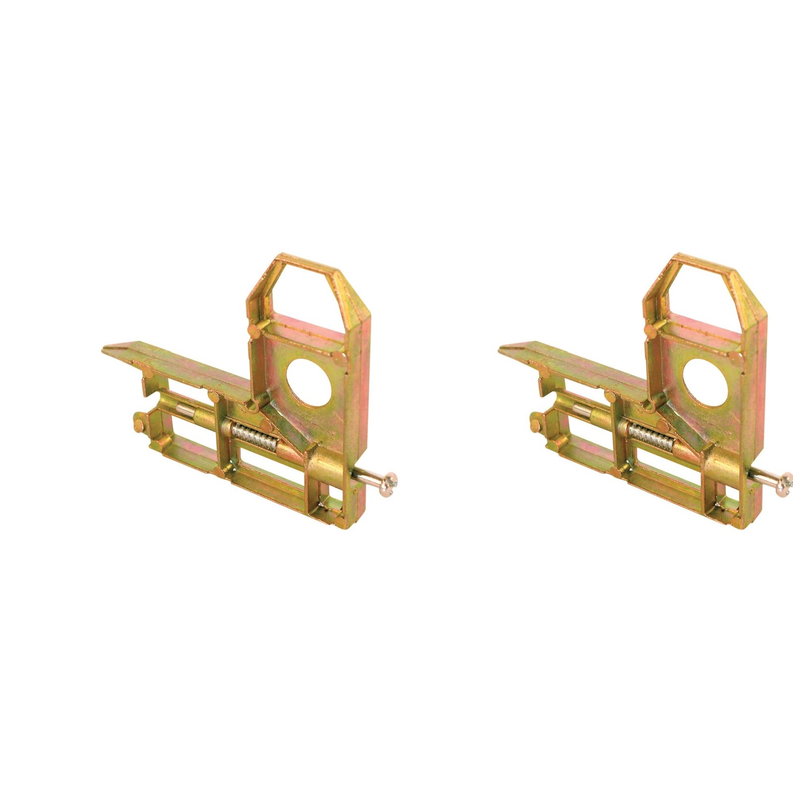 Prime-Line B 569 Diecast Screen Door Corner Insert 2 Pack, Yellow zinc