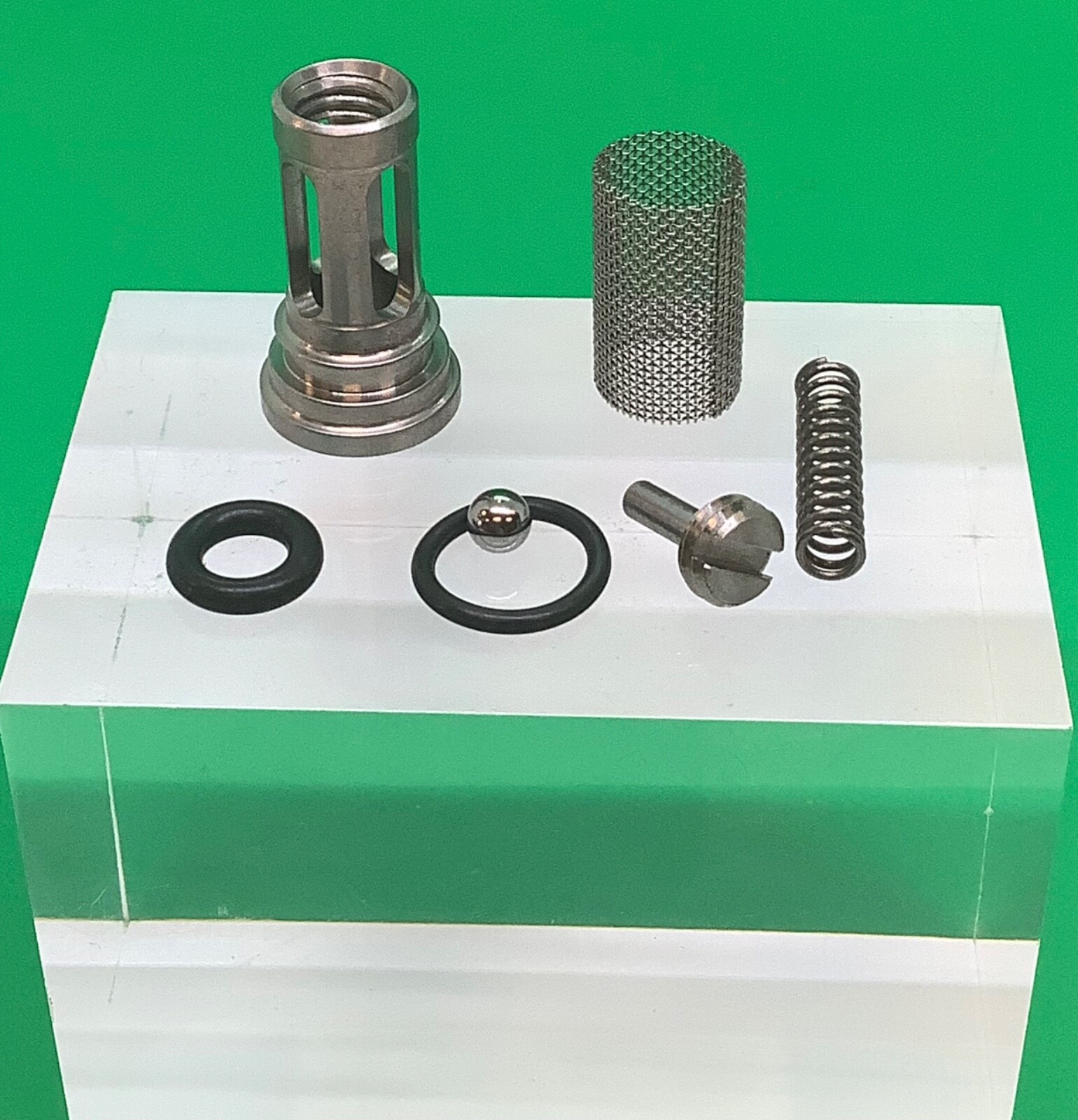 246731 COMPLETE CHECK VALVE A SIDE KIT FOR FUSION AP GUN (STAINLESS STEEL)