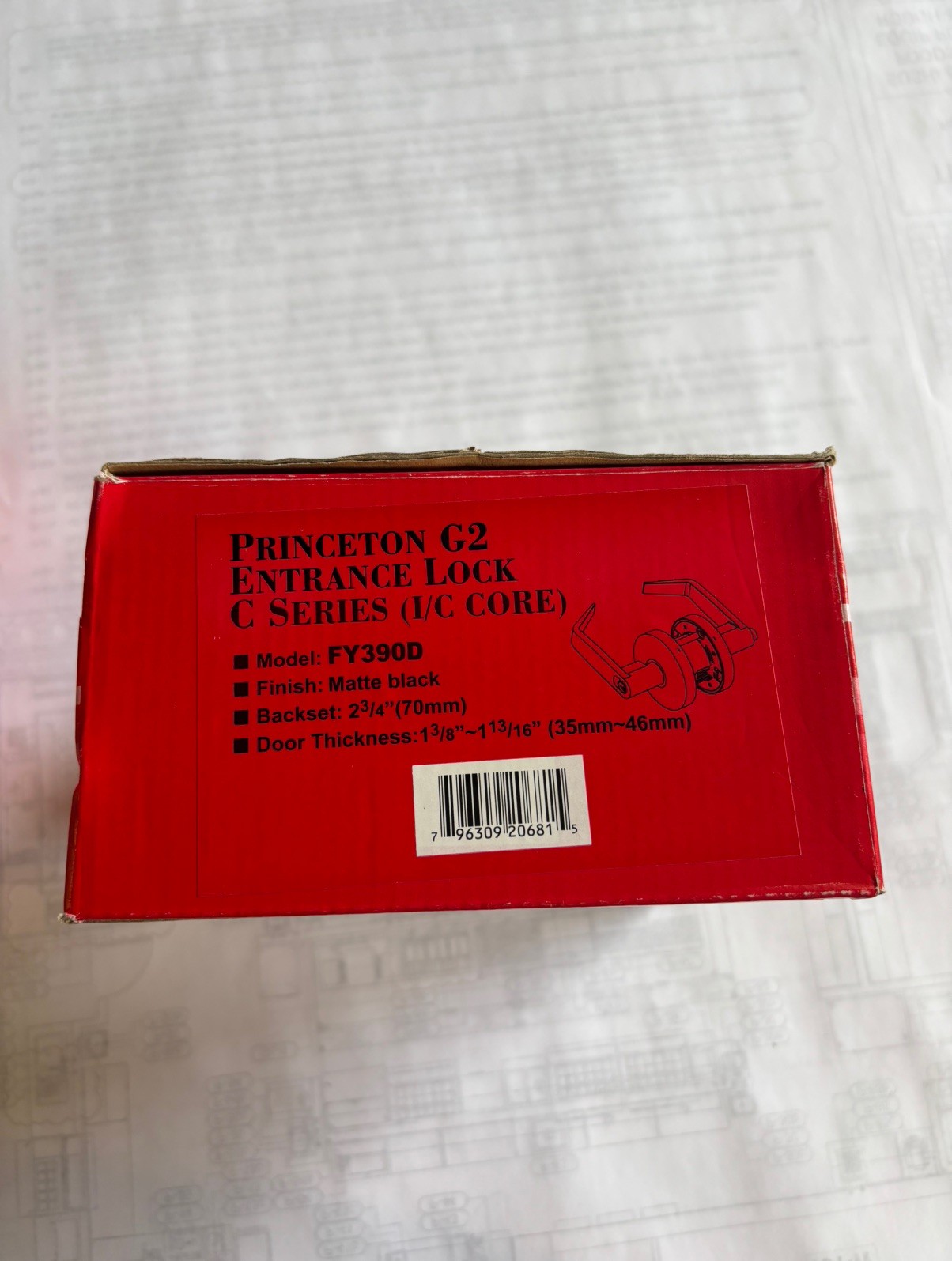 Pamex Grade 2 Cylindrical Leverset In Matte Black Finish