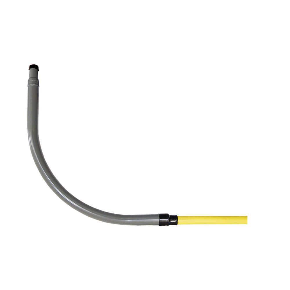 1/2 In. IPS Poly DR 9.3 to 3/4 In. MIP Underground Steel Meter Riser Bent, Gray