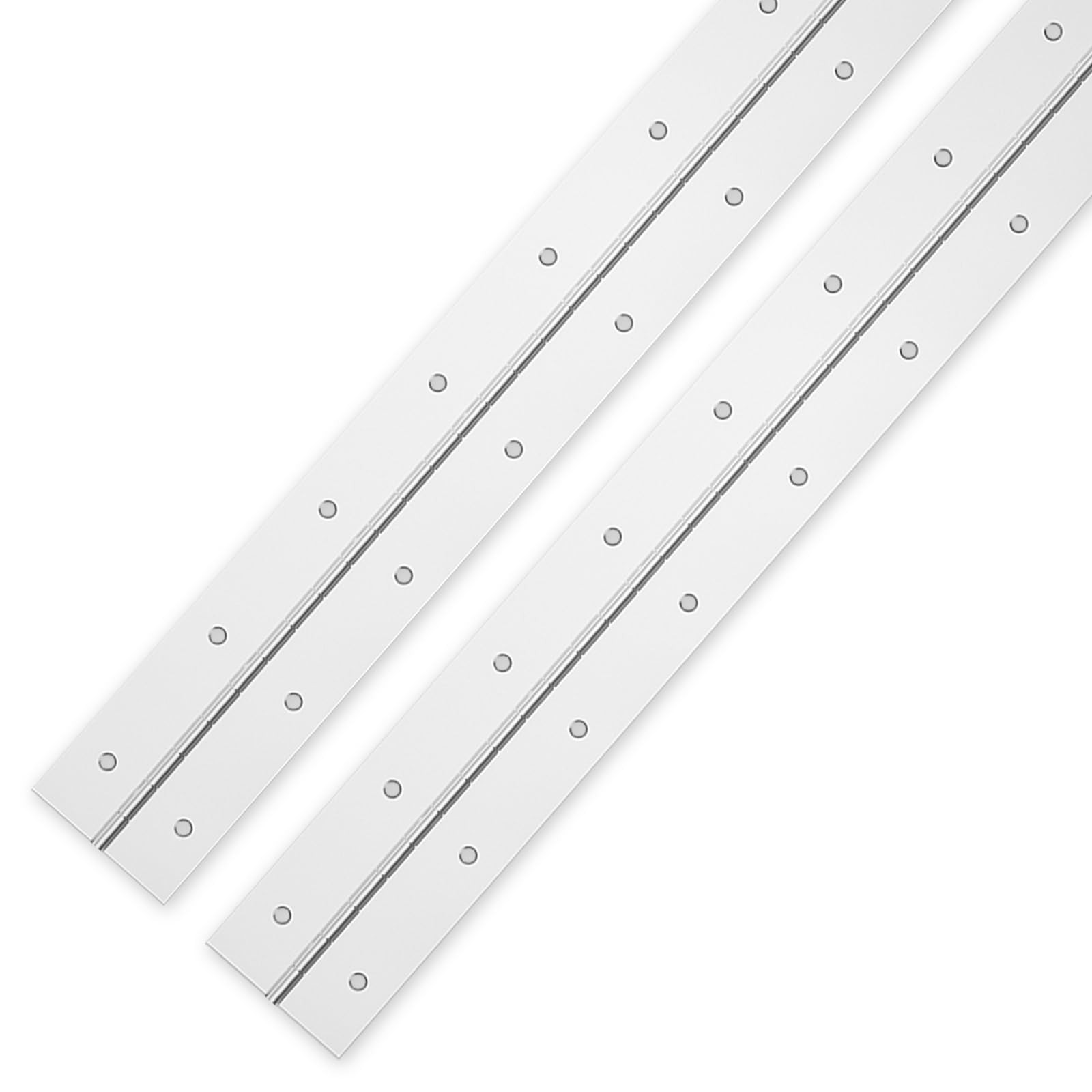 Heavy Duty Piano Hinges 18Inch, 2PCS Stainless Steel Piano Hinge with Hole, 0…