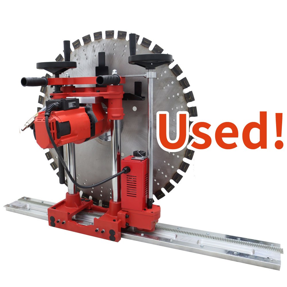 Used! 31.5″ Concrete Wall Cutter Machine 220V 12.6in Max Cutting Depth 5580W