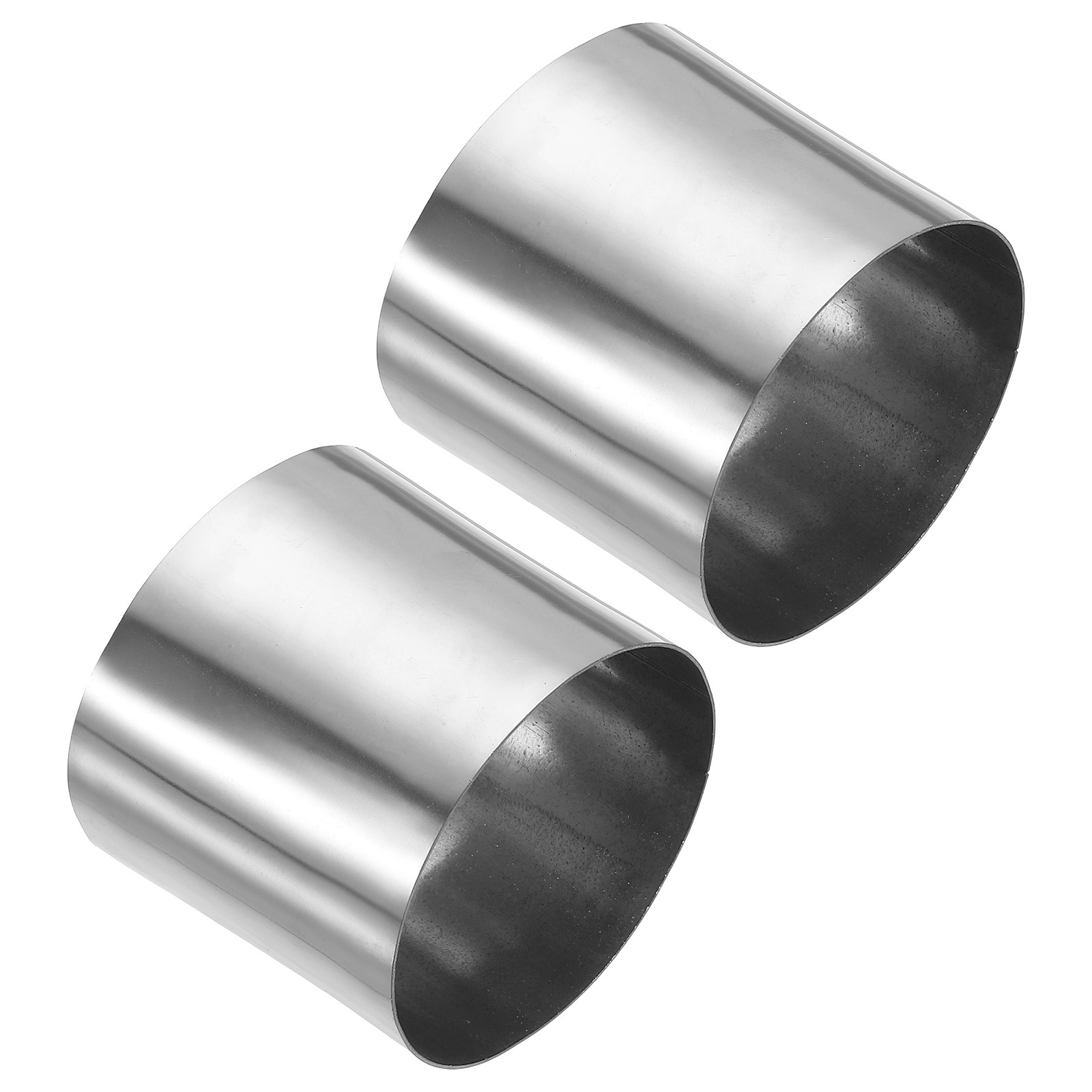 2 1/2″ (63mm) ID Pipe Fitting 2pcs 304 Stainless Steel Coupling Connector 60mm