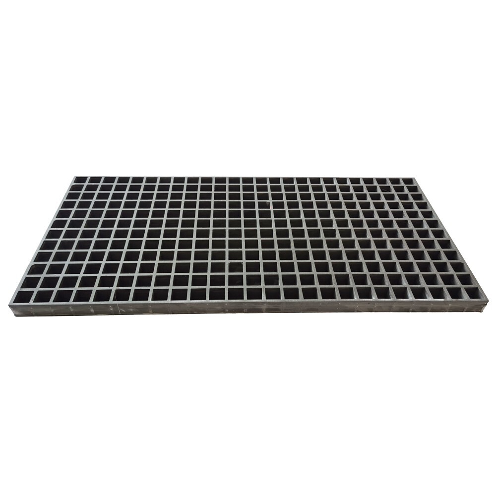 1pc Fiberglass Floor Grating FRP Floor Grid Wash Grille 39.4″*19″*0.24″ 5T Gray