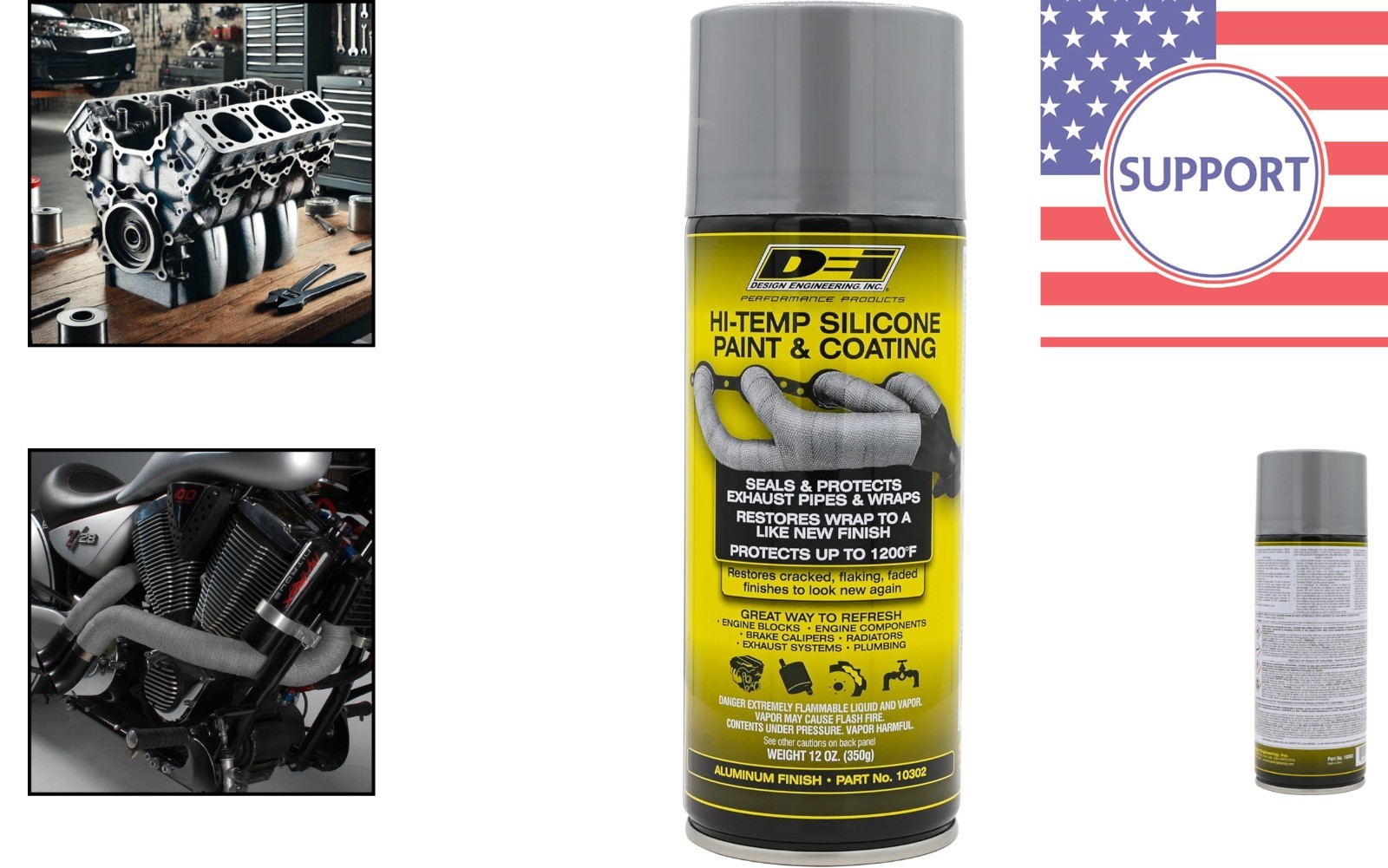 Aluminum Silicone Spray – Durable High-Temp Sealant for Automotive Applications