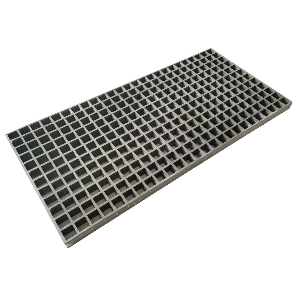1pc Fiberglass Floor Grating FRP Floor Grid Wash Grille 39.4″*19″*0.24″ 5T Gray