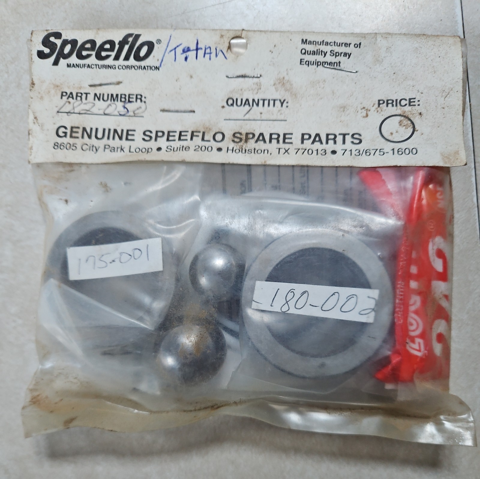 Pump Service Kit SPEEFLO TITAN 182-050