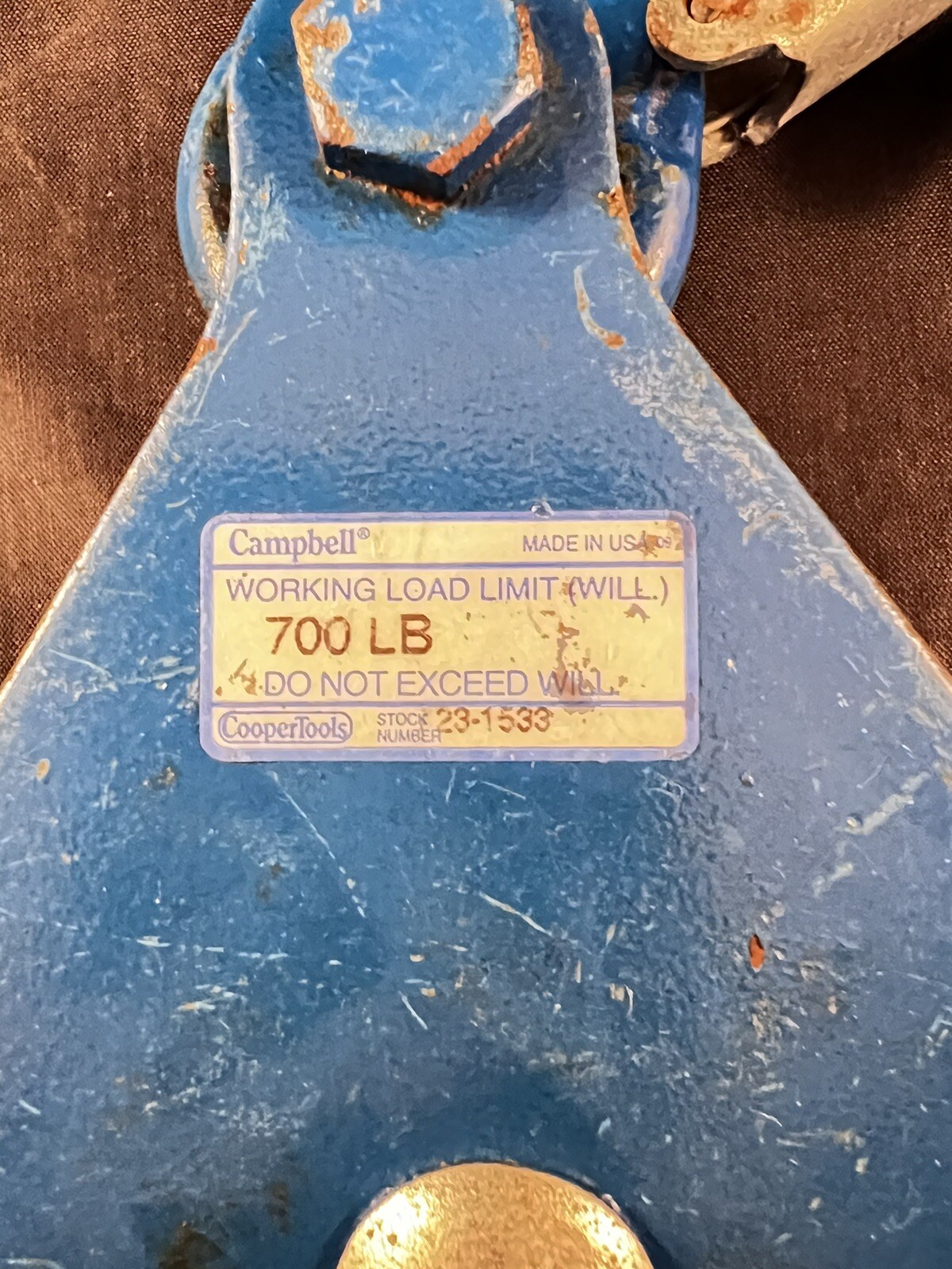 CAMPBELL 723-1533 Block Steel 5”