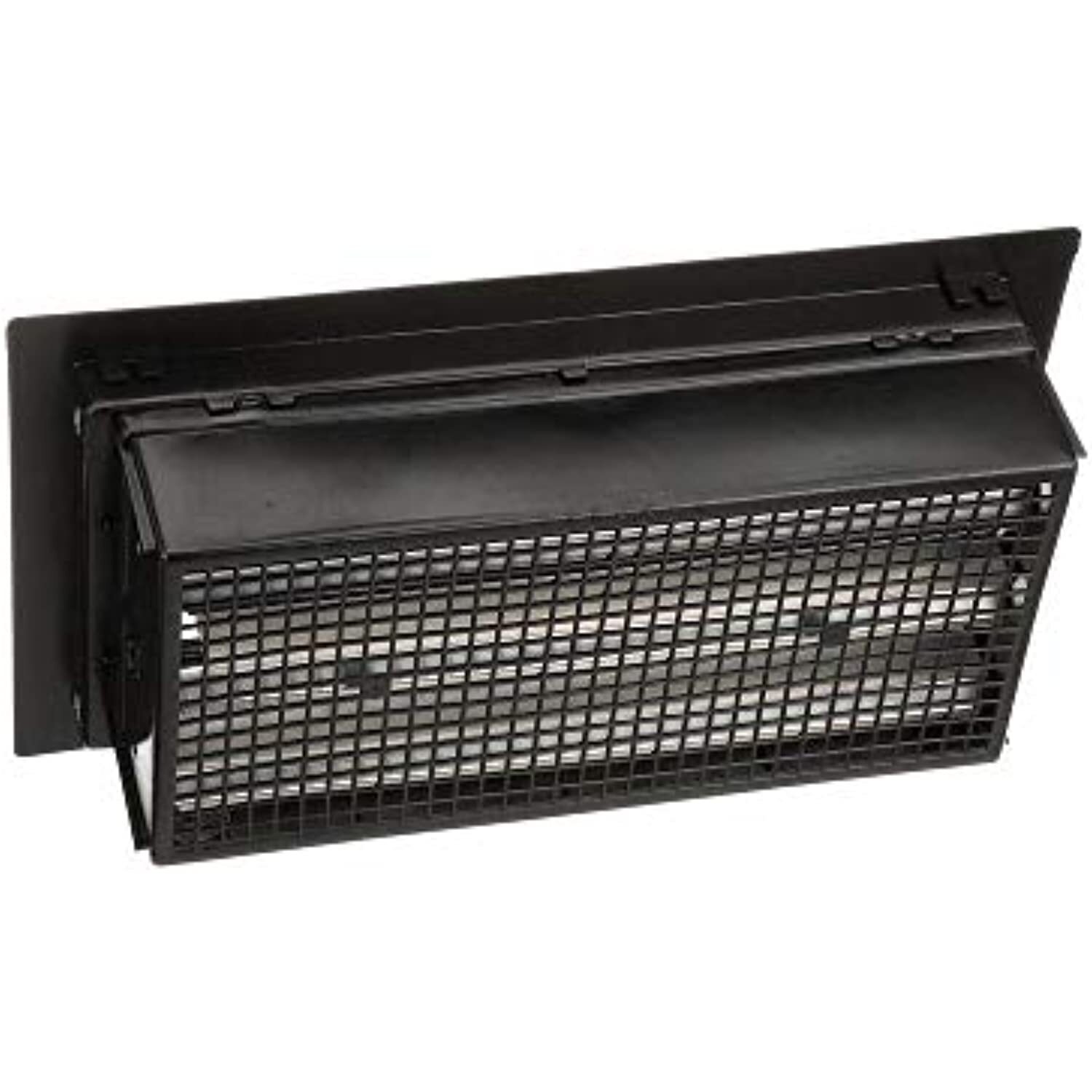 Air Vent 9.5 in. H x 17.1 in. W Black Plastic Automatic Foundation Vent