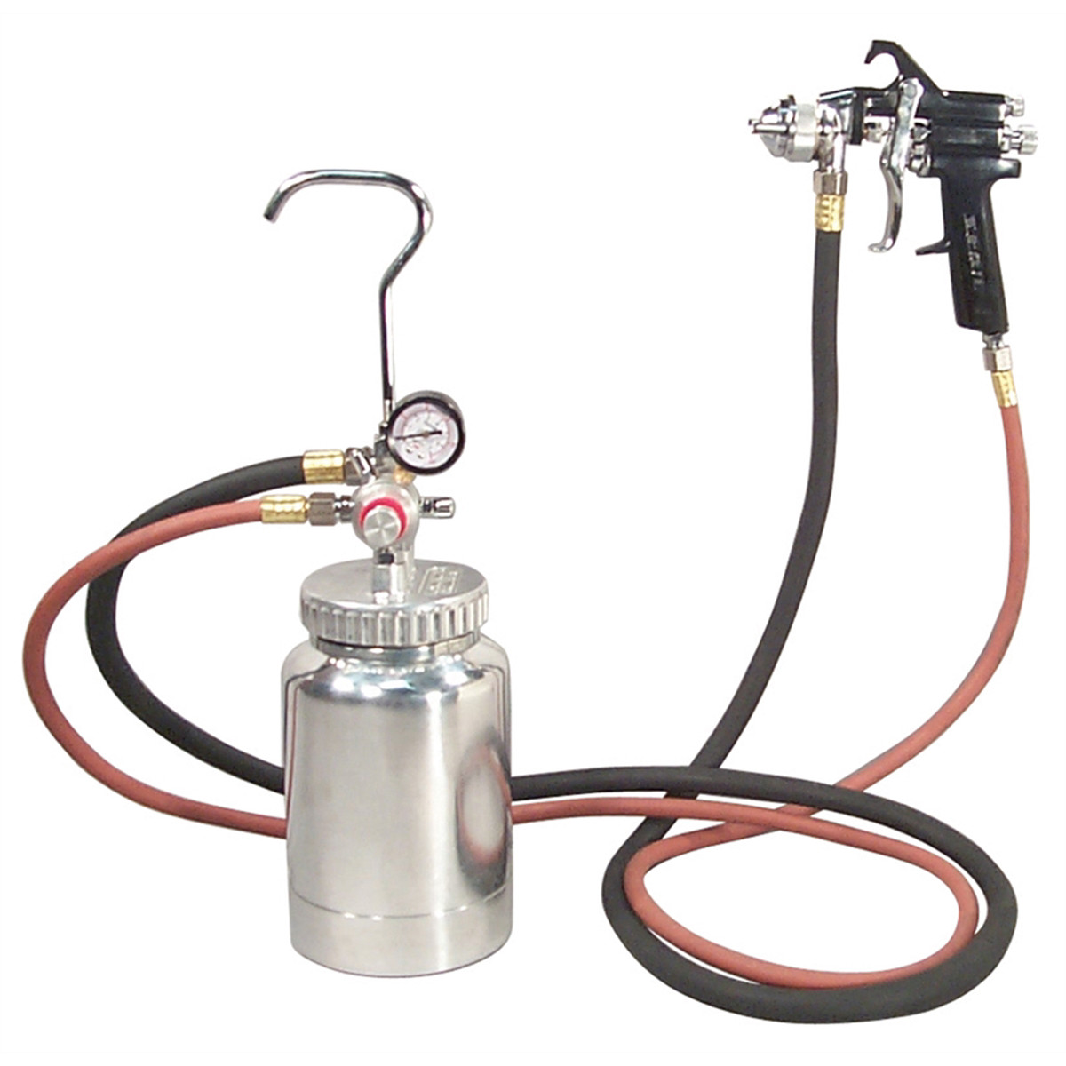Astro Pneumatic PAINT GUN PRESSURE POT 2QT WITH 1.2MM NOZZLE XXX 2PG7S