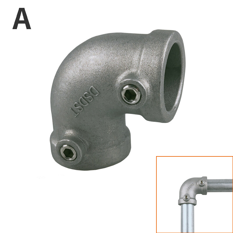 1x Pipe Fitting DN25 32 Thread Aluminum Shelf Shelves Industrial Plumbing Joint