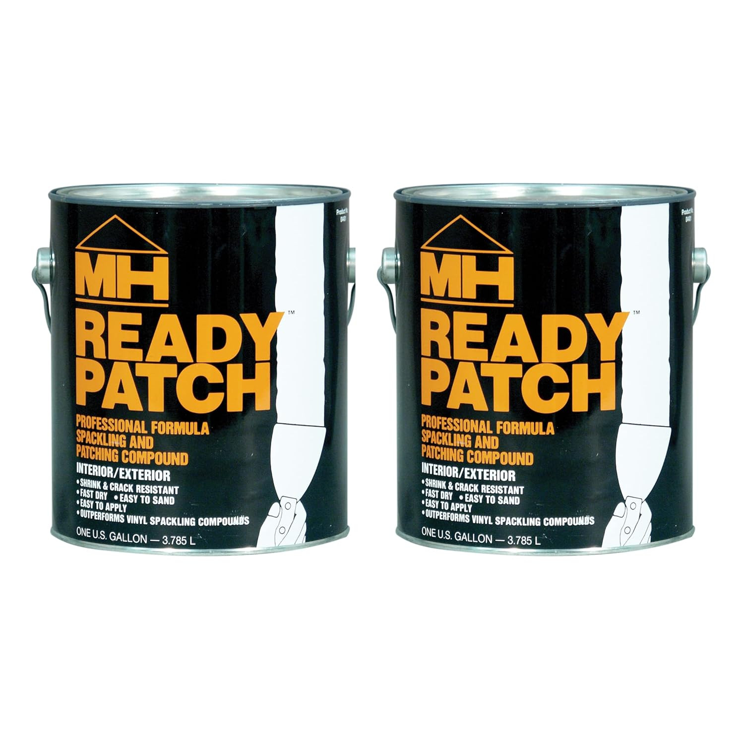 MH Ready Patch Spackling Compound, 2 Gallon Pack for Pro Repairs