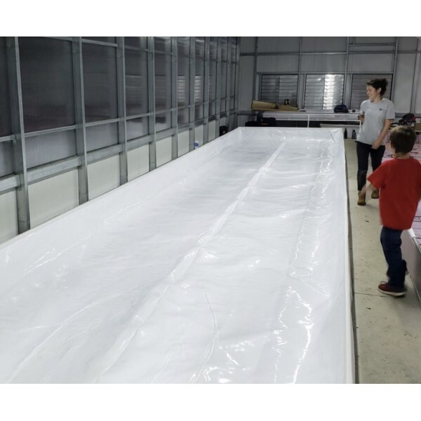Dura-Skrim White Hydroponic Plastic Liner 20mil String Reinforced & UV Resistant