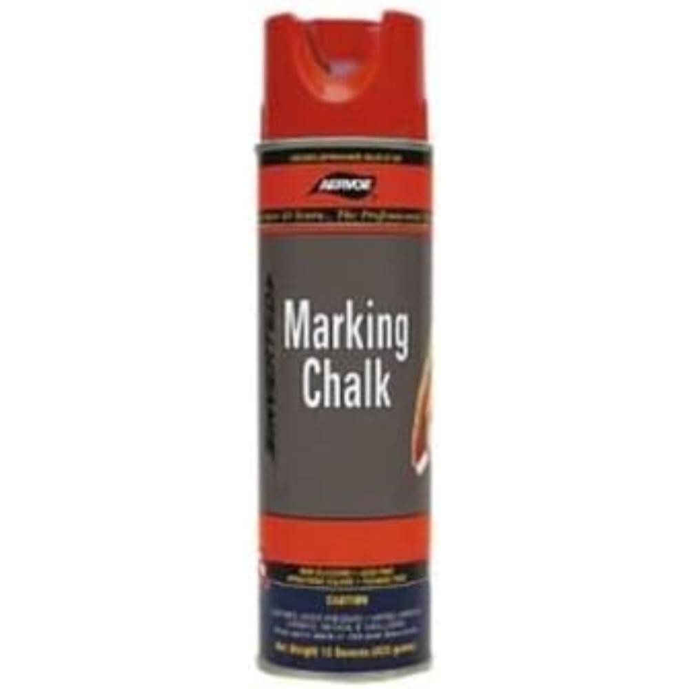 Aervoe Marking Chalk Temporary Spray Paint (12-Pack) Red