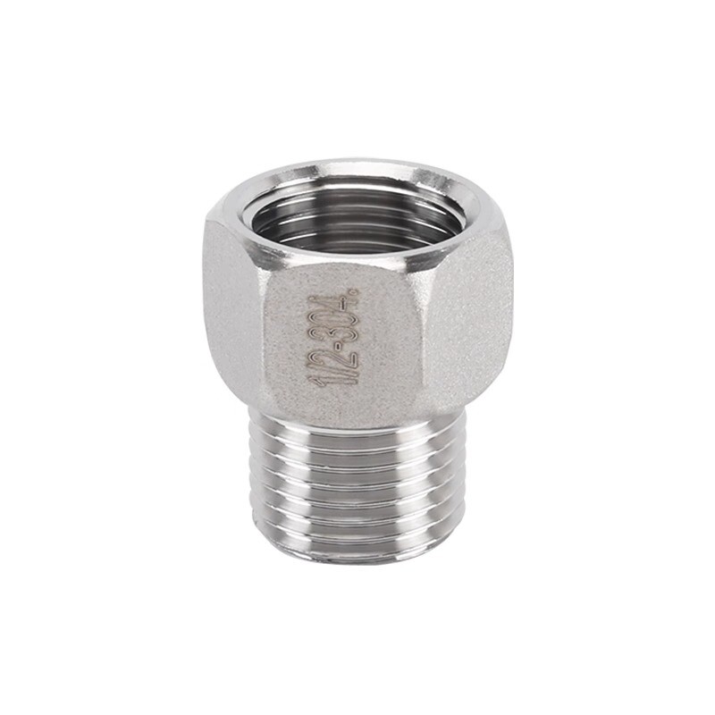 304 Stainless Steel Female Male Thread Pipe Fitting Adapters Connector Bushing