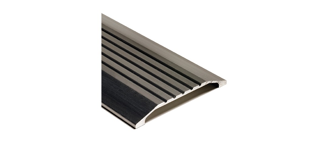 4″ x 1/2″ x 36″ Saddle Threshold Clear Anodized Aluminum Finish