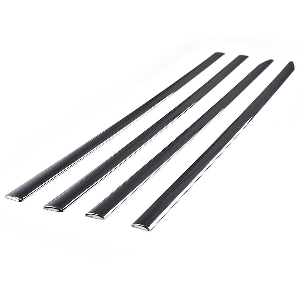 Chrome Body Side Moldings Trim for 2019-2021 RAM 1500 Crew Cab 4pcs