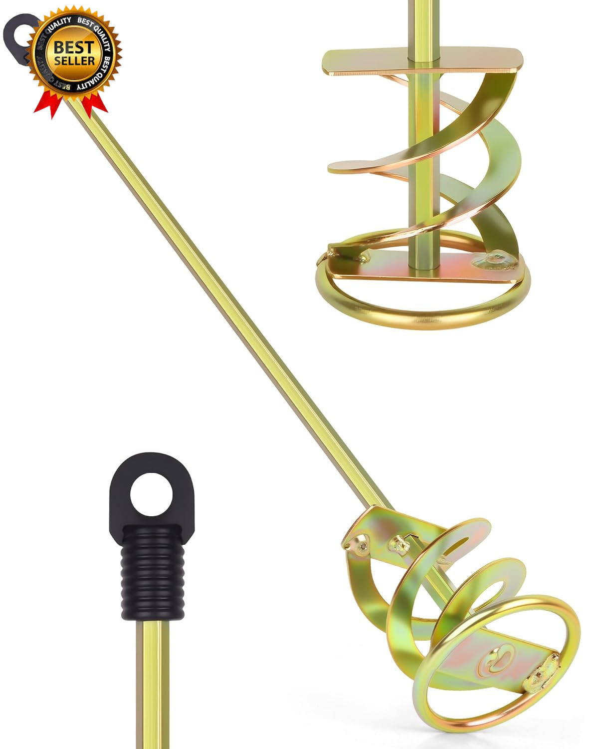 Paint Mixer for Drill, Paint Stirring Drill Attachment for 1-5 Gallon Bucket, Zi