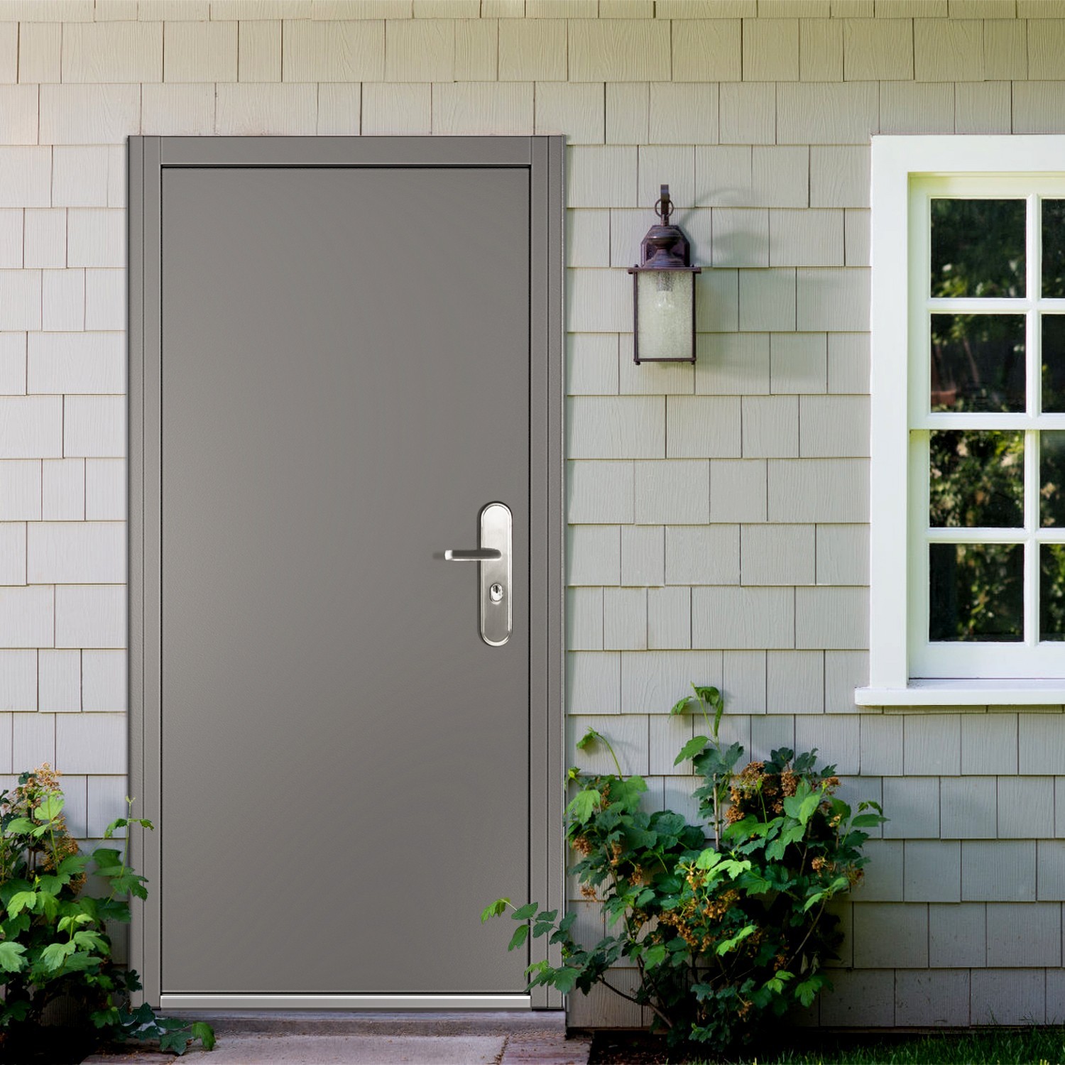 VIZ-PRO Quick Mount Steel Security Door 34 5/8″ – 37″ with Frame and Accessories