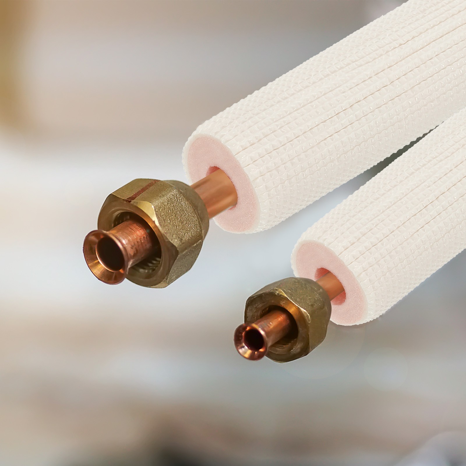 1/4″ 5/8″ Pipe Insulation Foam Tube Heat Preservation Tubing for AC, 9.84Ft