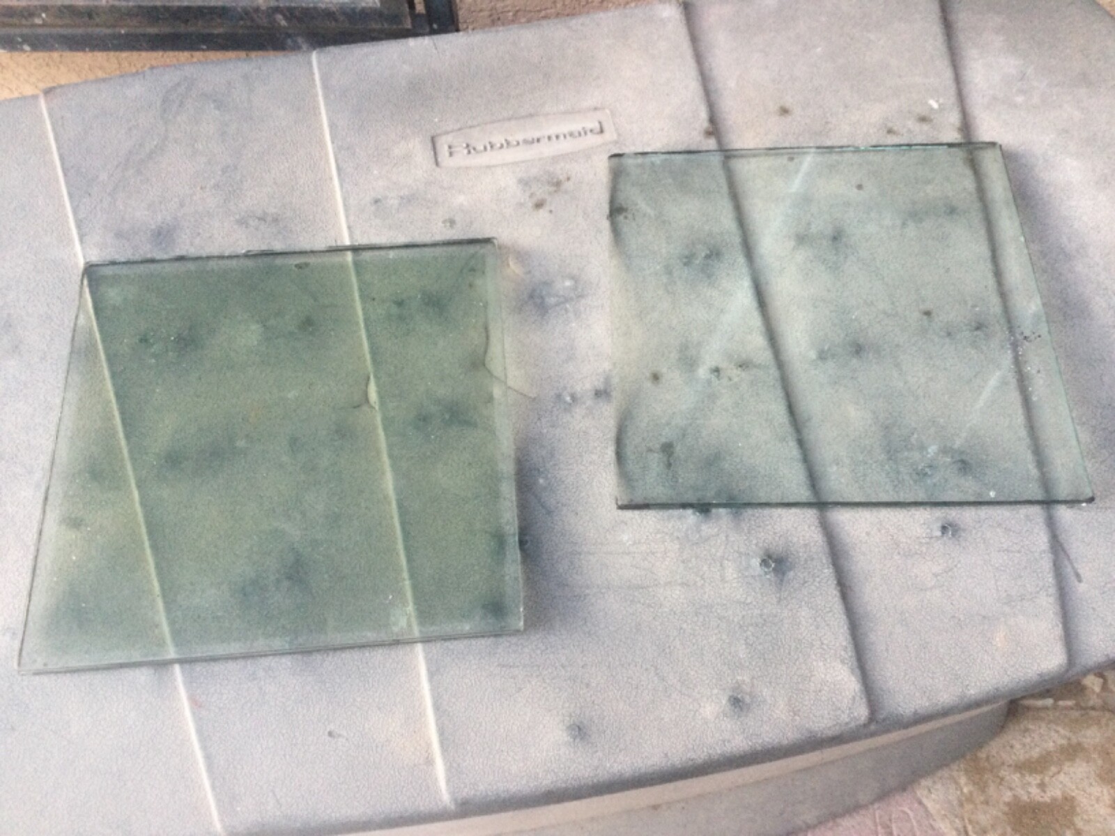 12 in. Clear Square Window Glass 1/4 in. Thick (2 Pieces)