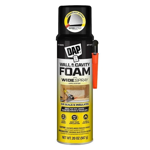 DAP® Wall & Cavity Insulating Spray Foam, 20.0 Oz Cream – 2EA