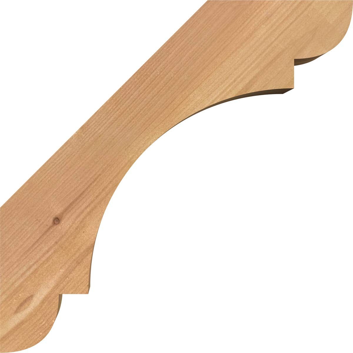 Ekena Millwork BRC04X10X10OLY00SWR 3-1/2 x 10 x 10 Knee Brace Western Red Cedar