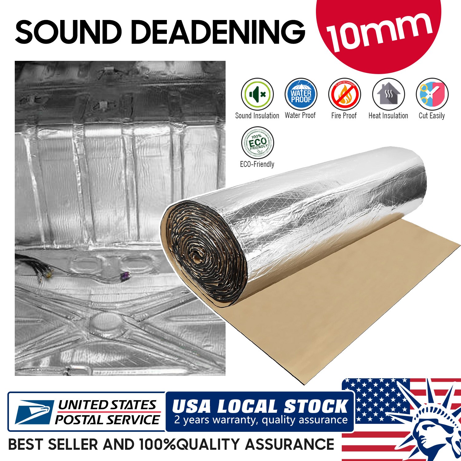 HighQuality Industrial Use Sound Deadener noise reduction Insulation protect mat