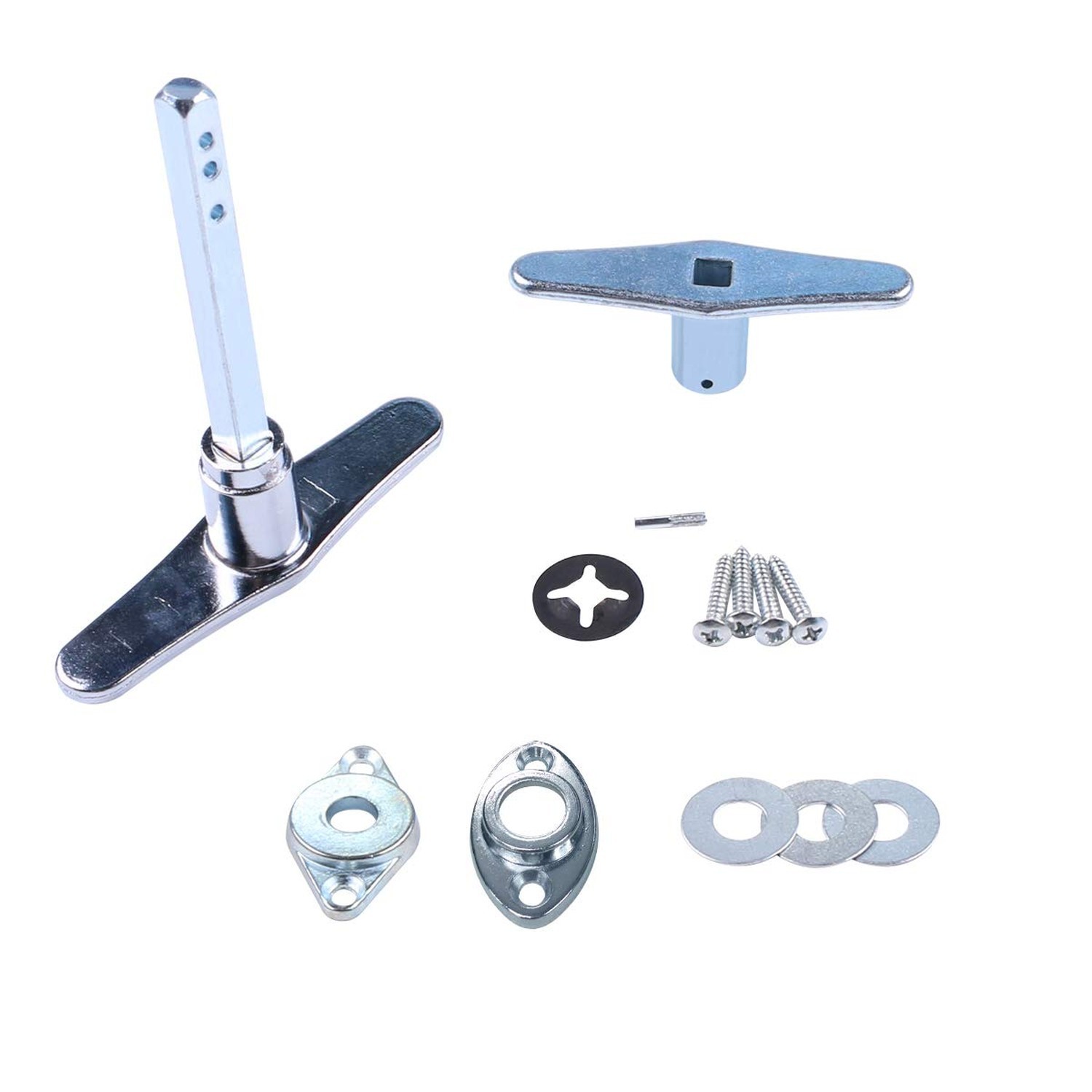 COLIBROX Garage Door Lock Dummy T Handle Assembly Non-Locking Door Hardware K…