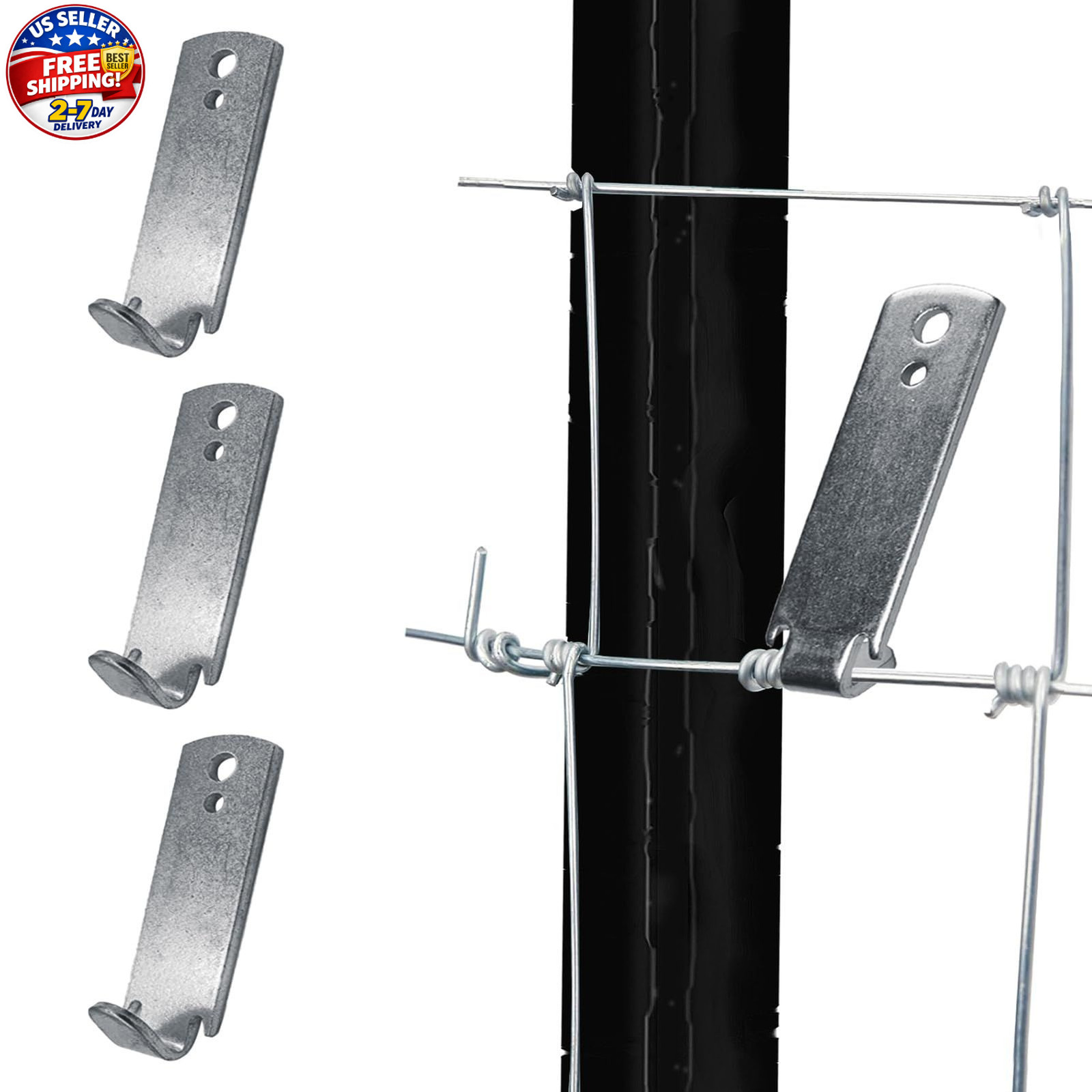 Fence Wire Twister for T Post Clips, Barb Wire Twisting Tool for Fencing Wire, S