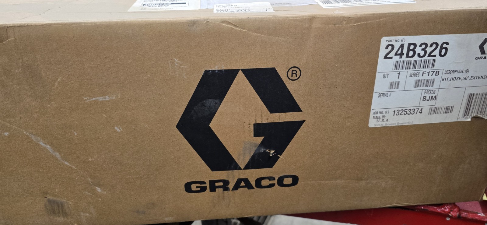 Graco TexSpray 50ft Extension Fluid Hose 24B326