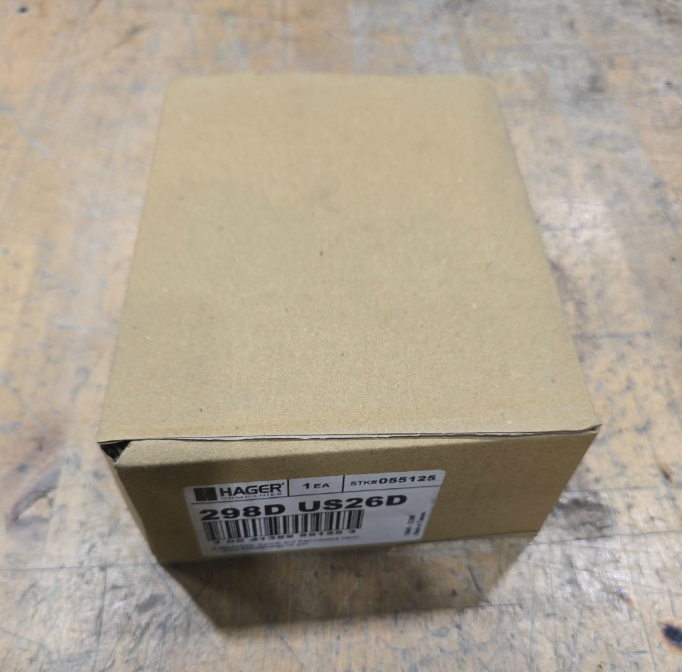 Hager 060271 298D Gravity Coordinator, Satin Bronze Finish
