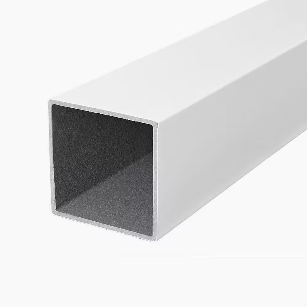 4 In. x 4 In. x 95.5 In. White Composite Post Sleeve for Deck or Fence Posts
