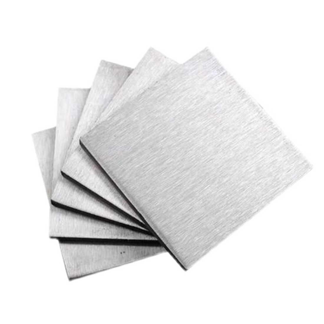 301 Stainless Steel Plate Sheet Thick 0.01-1mm Metal Panel Solid Board 100x100mm