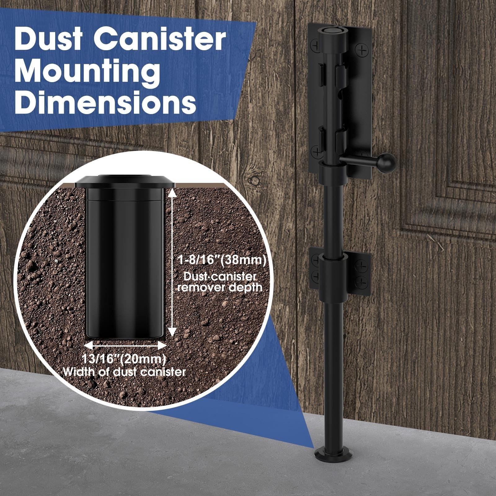 Barrel Bolt Latch, Sliding Bolt Gate Lock Door Latches Hardware, 12 Inch Heav…