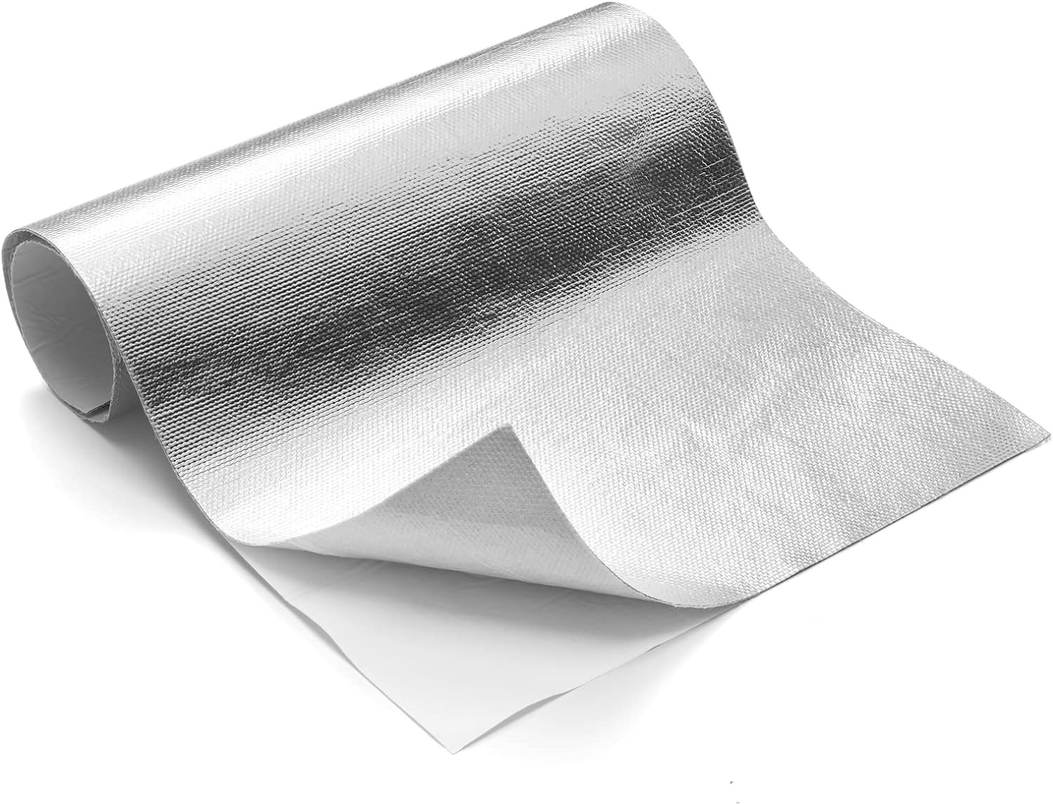 FLASLD Aluminized Heat Shield Thermal Barrier Adhesive Backed Heat Blanket (12”