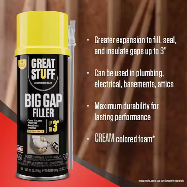 GREAT STUFF Big Gap Filler Insulating Spray Foam Sealant 12 oz.