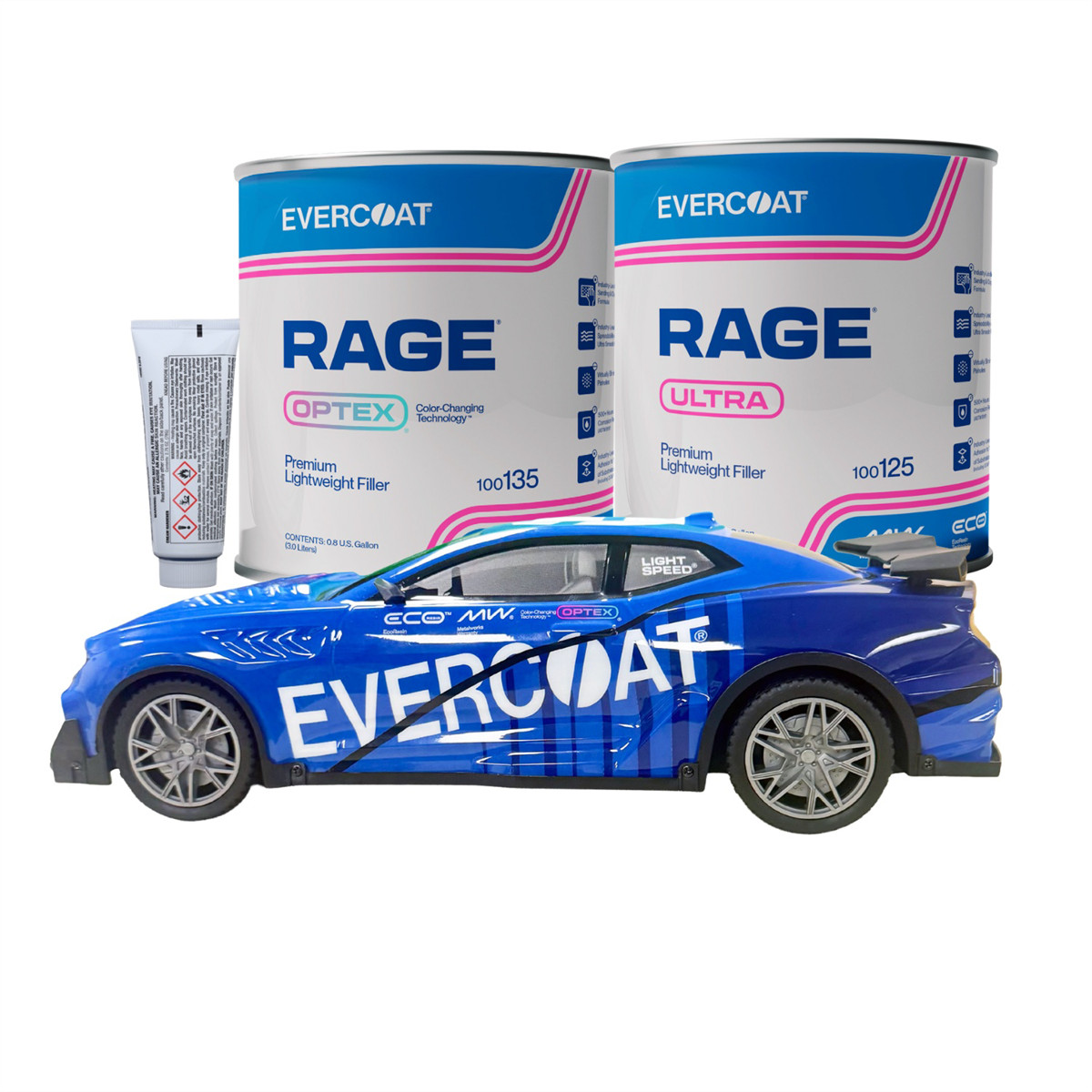 Fibreglass Evercoat Rage Optex Gallon, Rage Ultra Gallon, RC Car FIB.384