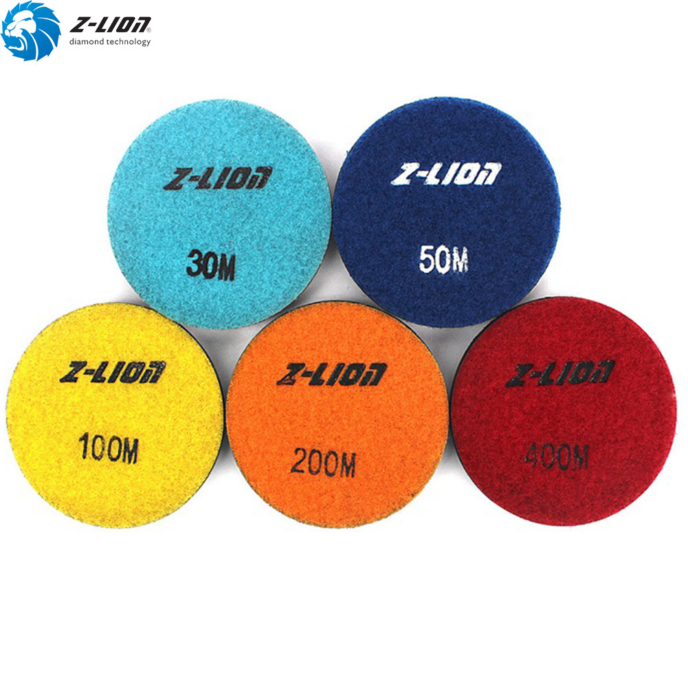 3” Diamond Floor Polishing Pads Metal Filling Resin Bond Concrete Floor Polish