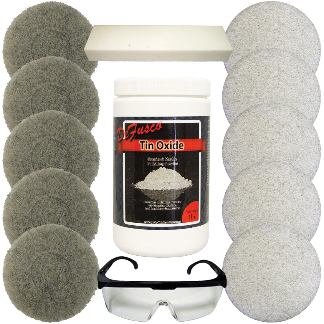 Tin Oxide Bundle for Lapidary Materials