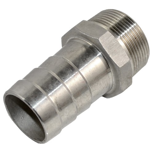 1.5″ MALE NPT Thread Pipe Fitting to 1.5″ Barb Hose Tail End Connector Stainless